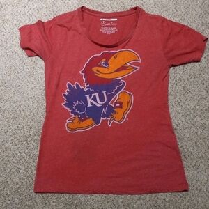 Pressbox KANSAS JAYHAWKS X-LARGE vintage wear soft tee